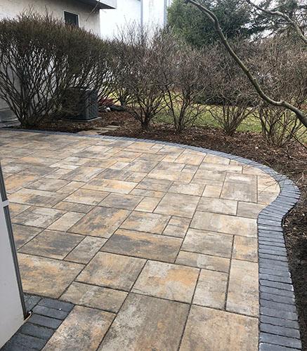 Paver patio installation in powell