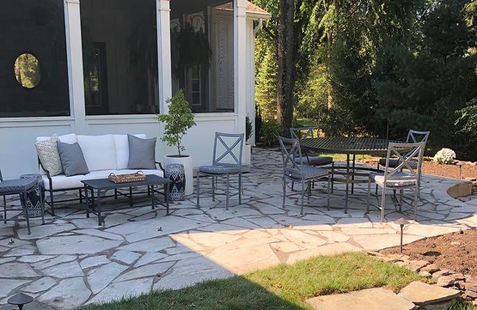 flagstone patio installation near me