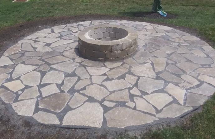 Fire pit area project