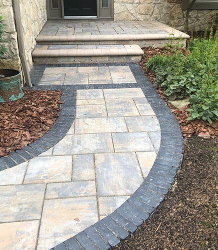 beacon hill flagstone paver walkway to front door