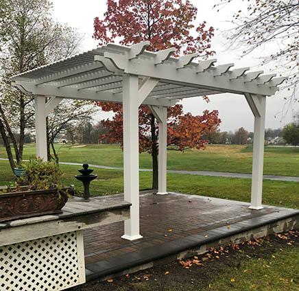 White vinyl Gazebo