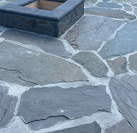 Pennsylvania Blue Flagstone Patio