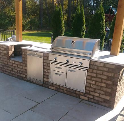 Outdoor Kitchen installation