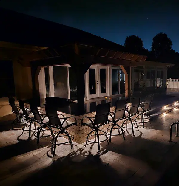 Outdoor lighting around patio and kitchen Patio%20Outdoor%20lighting%202