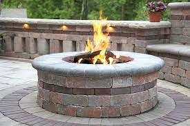 Fire Pit on Paver Patio