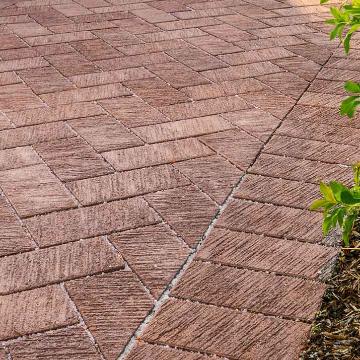 Unilock Eco-Priora Patio Sidewalk Paver Install Landscaping