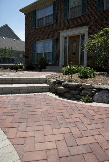 Unilock Holland Premier Paver Patio Walkway Driveway Install Landscaping