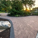 Unilock Mattoni Paver Install Walkway Patio