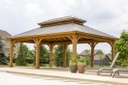 Cascade Pavilion Gazebo with 7 posts