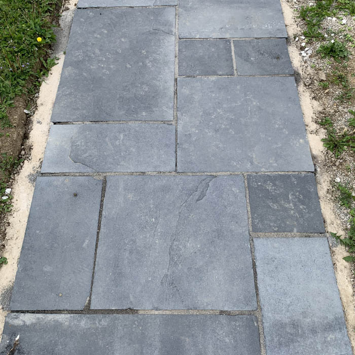 Charcoal Calibrated Natural Patio/Walkway Installed