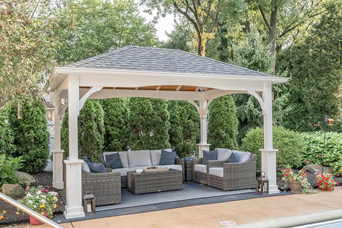 Hampton Wood Pavilion 12' x 12'