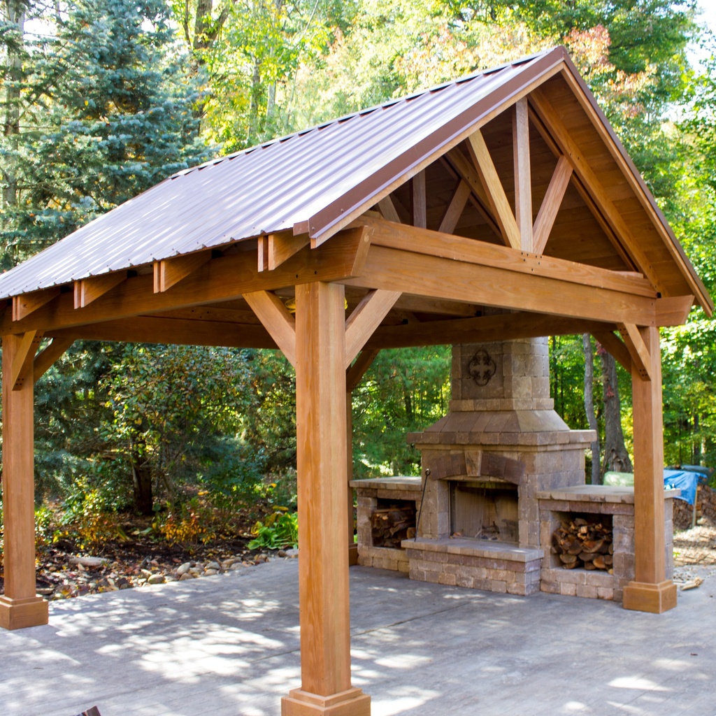 Breckenridge Wood Pavilion 10' x 10'