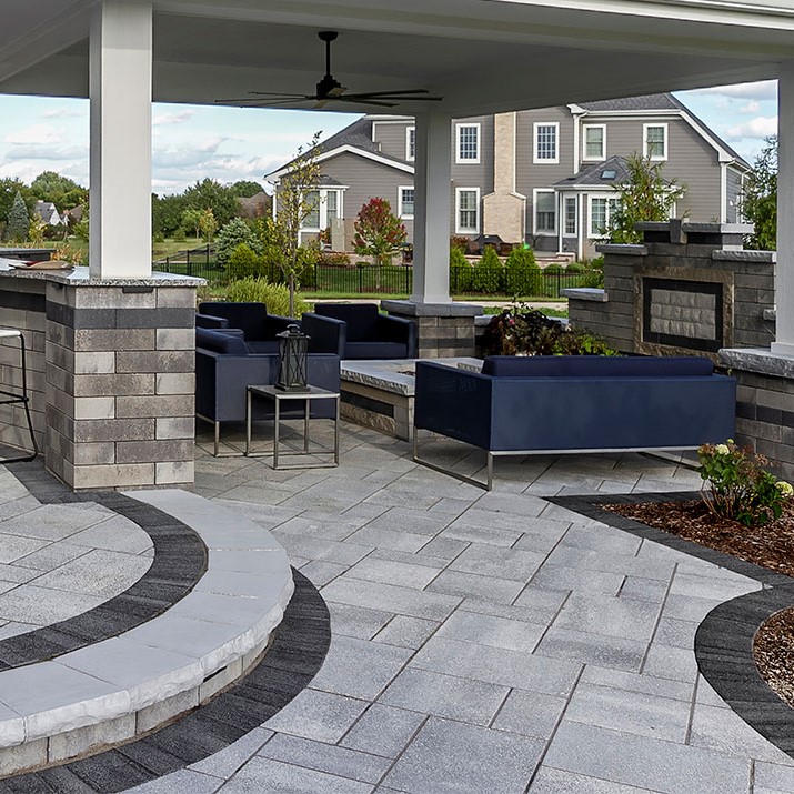 Series 6cm 4" x 8" Paver Installed