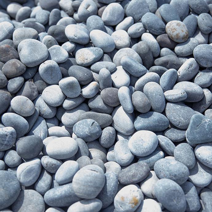 Mexican Beach Pebbles Installed