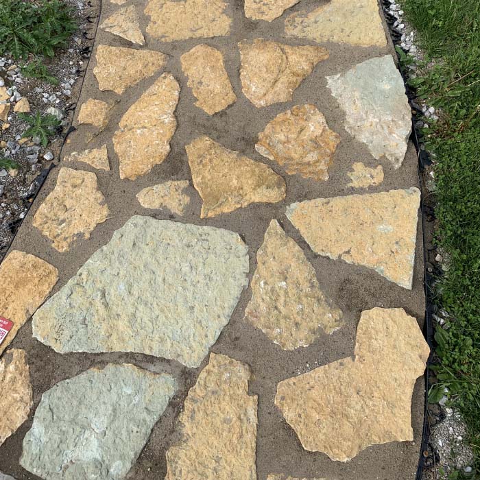 Southern Buff Medium Patio/Walkway Installed