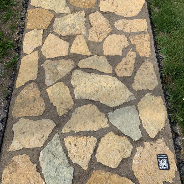 Southern Buff Thin Patio/Walkway Installed