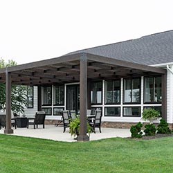 Vineyard 16' x 18' Wood Pergola 