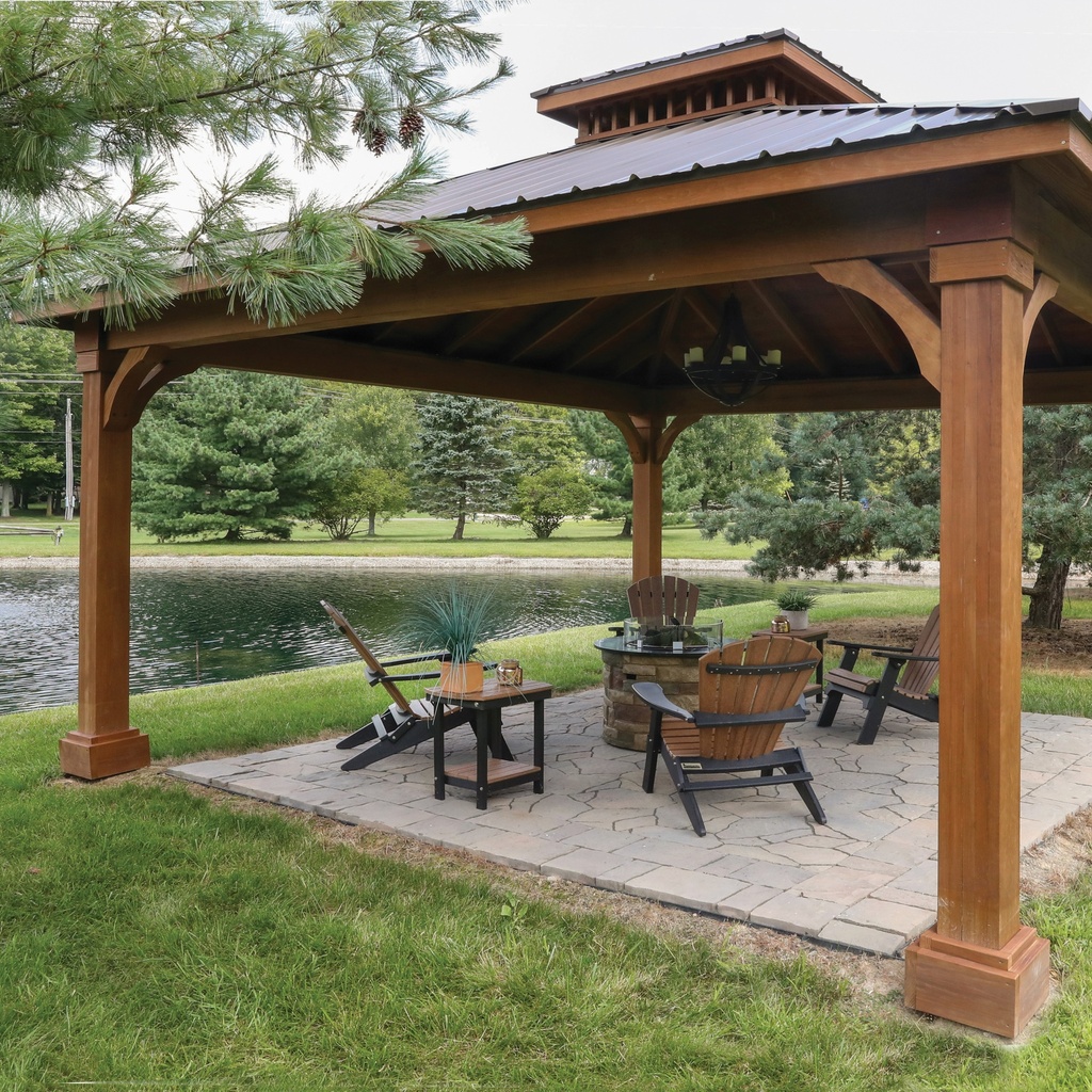 Cascade Wood Pavilion 12' x 12'