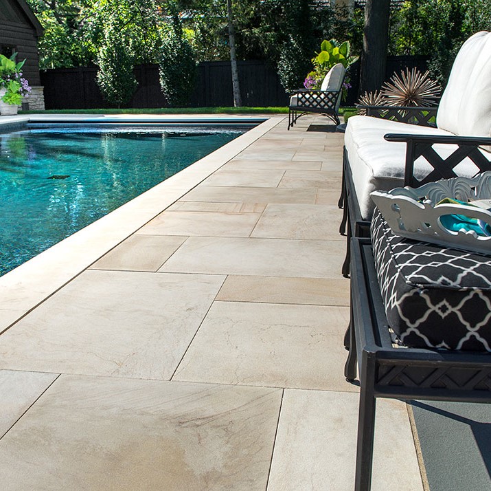 Graphite Calibrated Natural Patio/Walkway Installed