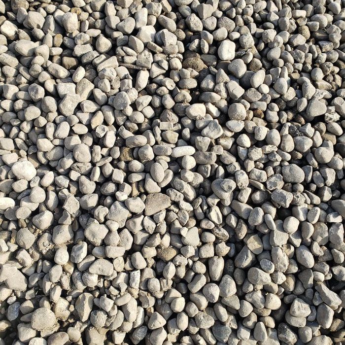 Pea Gravel Installed