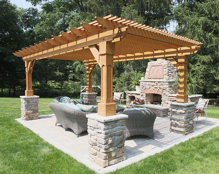 Outback 14' x 18' Wood Pergola