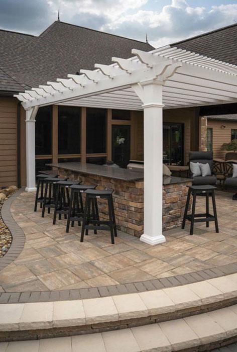 Urbana 12' x 12' Vinyl Pergola