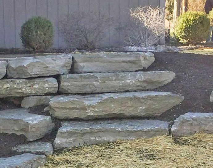 Canyon Gray Outcropping Installed