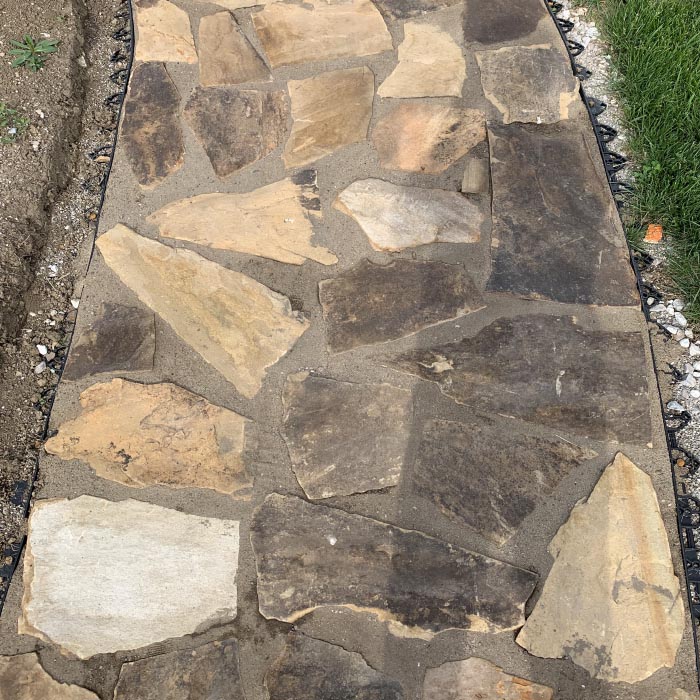 Oklahoma Medium Patio Installed