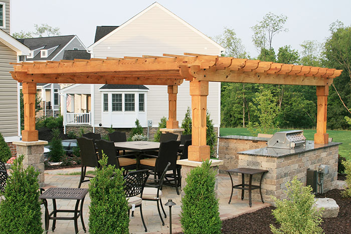 Outback 16' x 16' Wood Pergola