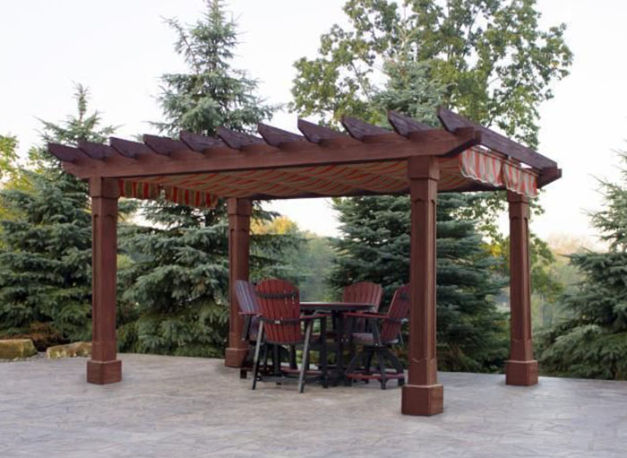 Mendoza 12' x 22' Wood Pergola