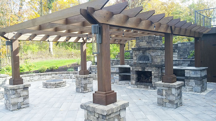 Mendoza 16' x 22' Wood Pergola