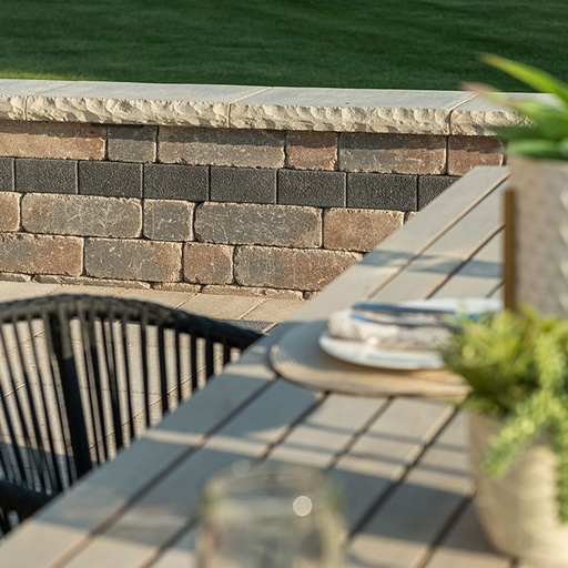 Ledgestone Coping Installed