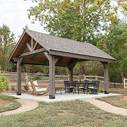 Mesa Cedar Timber Pavilion 12' x 12'