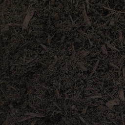 Dyed Black Triple Shredded Hardwood Mulch Installed