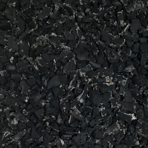 Natural Black Rubber Playground Mulch Installed