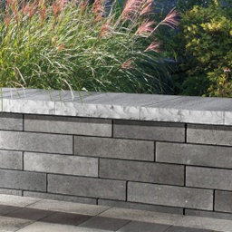 Dimensional Smooth Retaining Wall Installed