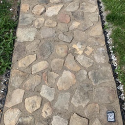 Moss Rock Medium Patio/Walkway Installed
